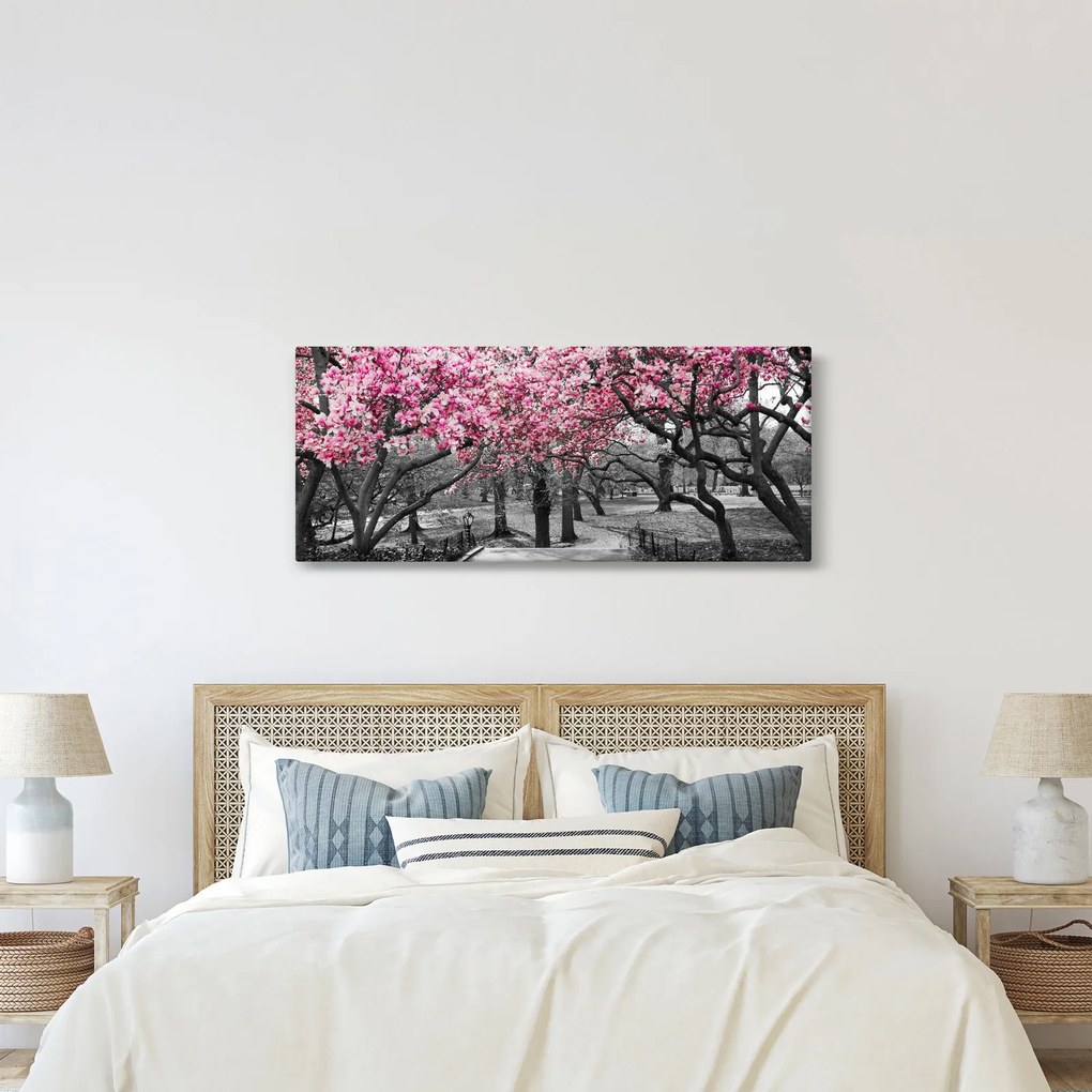 Obraz stromov Magnólie (120x50 cm)
