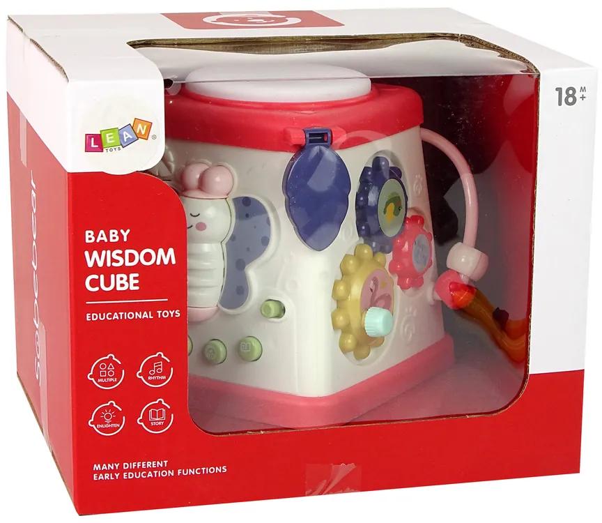 Lean Toys Veselá interaktívna kocka pre deti