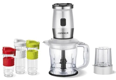 Concept SM3391 - Smoothie mixér s príslušenstvom 700W/230V biela