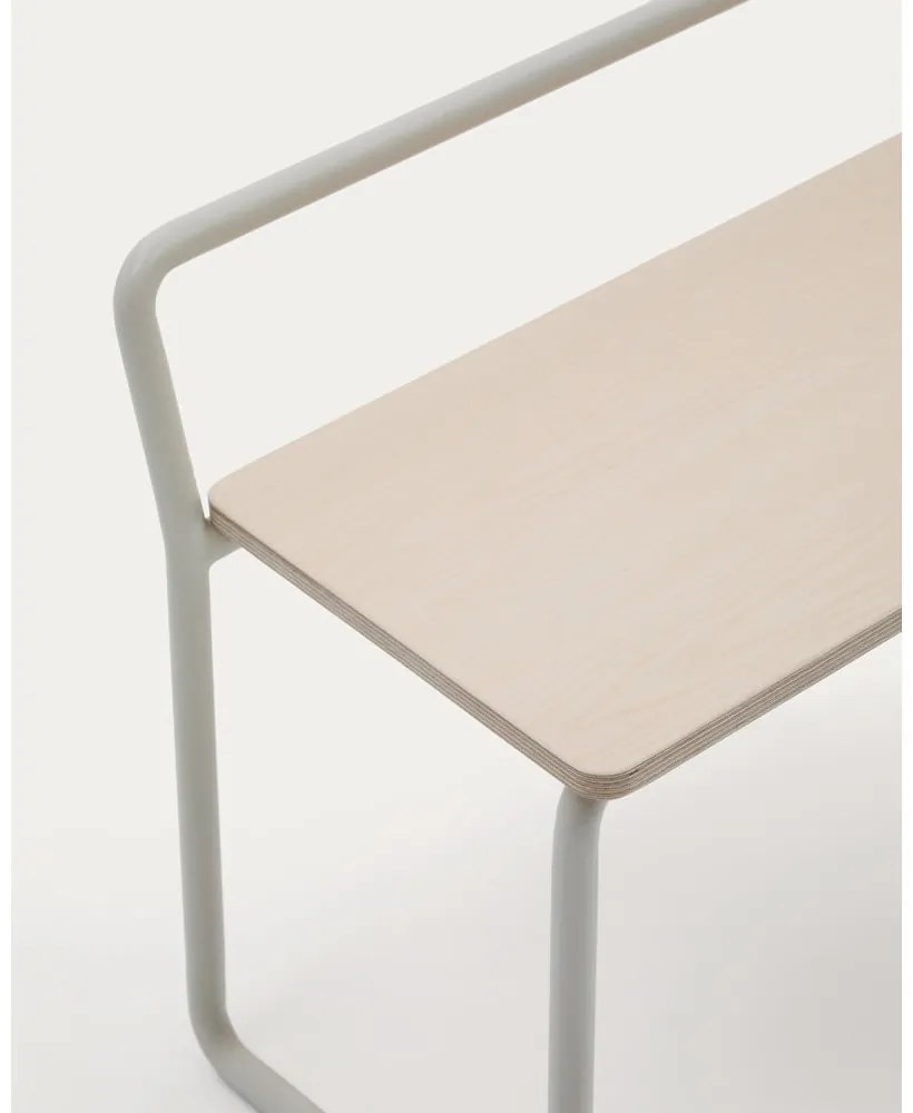 Béžová/v prírodnej farbe lavica Tinn – Kave Home