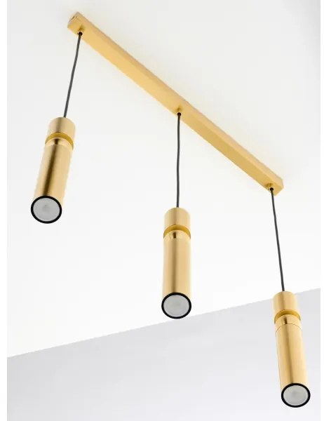 Jupiter 2010 - Luster na lanku ALAS 3xGU10/10W/230V zlatá