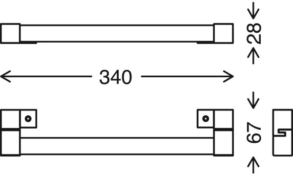 Briloner 2107-018 - LED osvetlenie zrkadla LED/8W/230V IP44 lesklý chróm