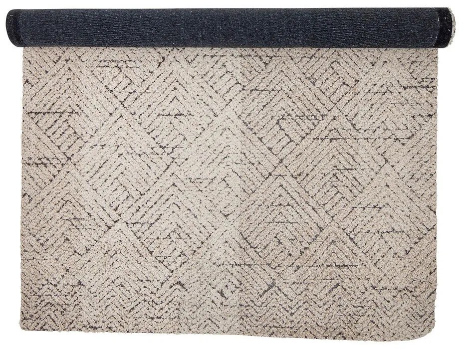 Krémový koberec s prímesou bavlny 150x210 cm Saxo – Bloomingville