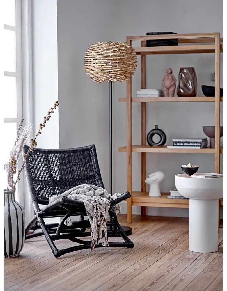 Čierna kameninová váza Bloomingville Baldvin