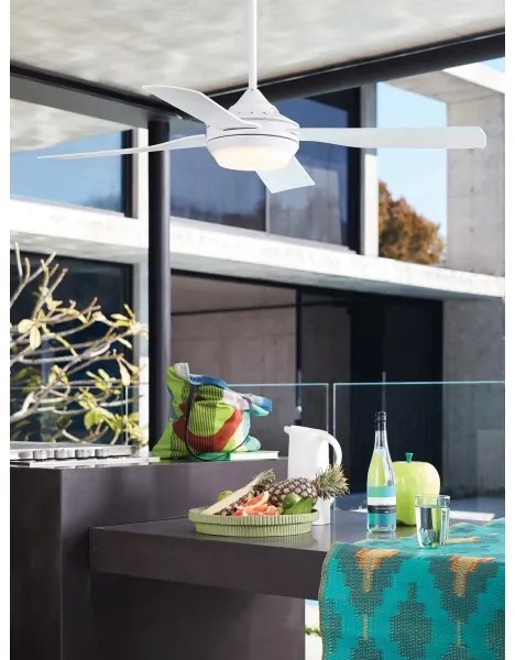 Lucci air 212898 - LED Stmievateľný ventilátor MOONAH 1xGX53/21W/230V biela + DO