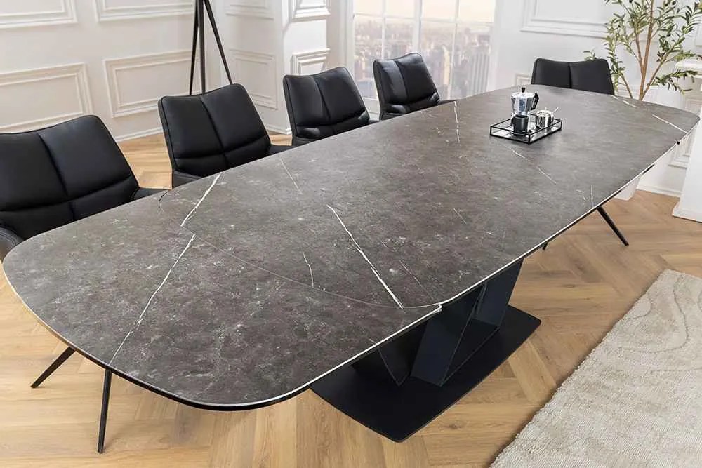 Rozťahovací keramický stôl Vallerina 180-220-260 cm grafit