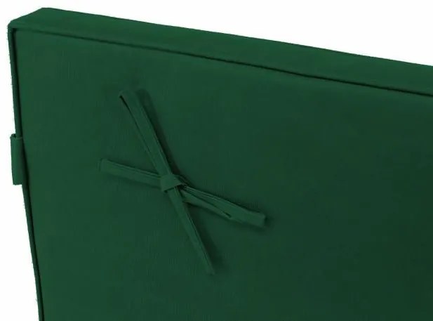 Divero 36875 Sada 2x polstrovanie pre lehátko 188 cm - tmavo zelená