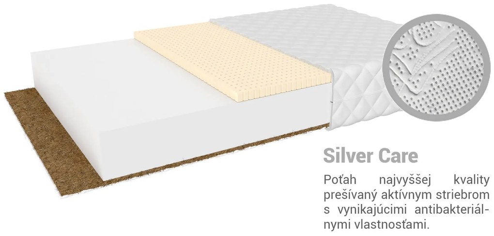 Jaamatrac Pikolino matrac 200x80 Poťah: Silver Care (príplatkový poťah)