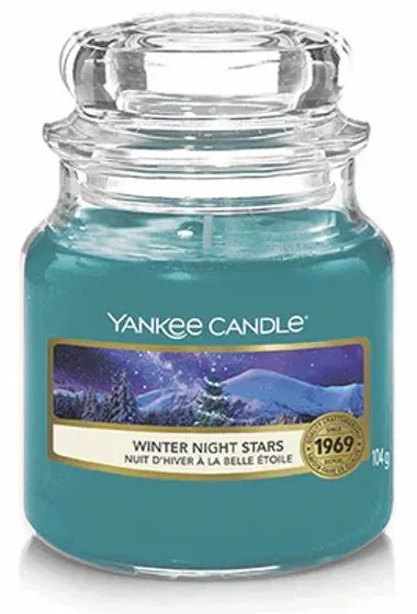 Yankee Candle - Klasická vonná sviečka Winter Night Stars 104 g