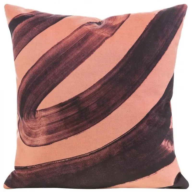 Obliečka na vankúš Vas 45x45 ružová+čierna 404841