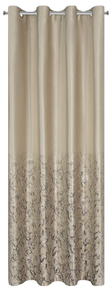 ZATEMŇOVACÍ ZÁVES NA KRÚŽKOCH TORI 140X250 CM VZOROVANÁ