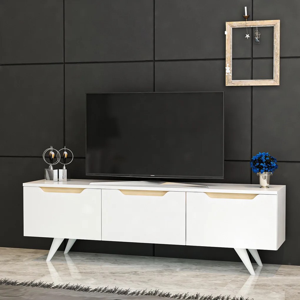 TV stolík Prag White