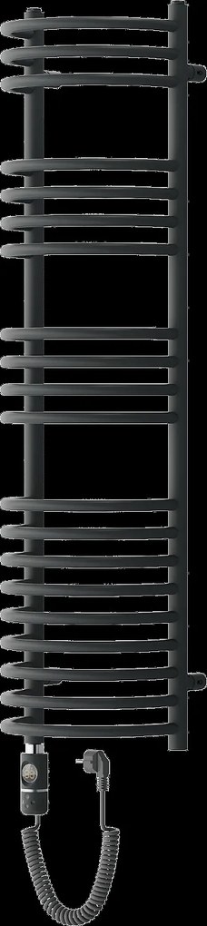 Mexen Eros, elektrické vykurovacie teleso 1200 x 318 mm, 600 W, antracitová, W112-1200-318-2600-66