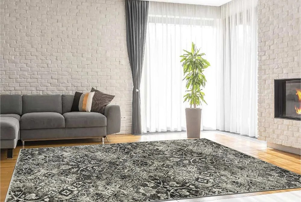 B-line, Kusový koberec Phoenix 3026-244, 200x300, šedá, chodba / predsieň