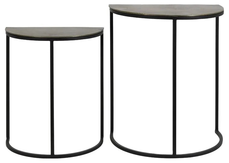 Odkladacie stolíky v súprave 2 ks 30.5x46 cm Peto – Light &amp; Living