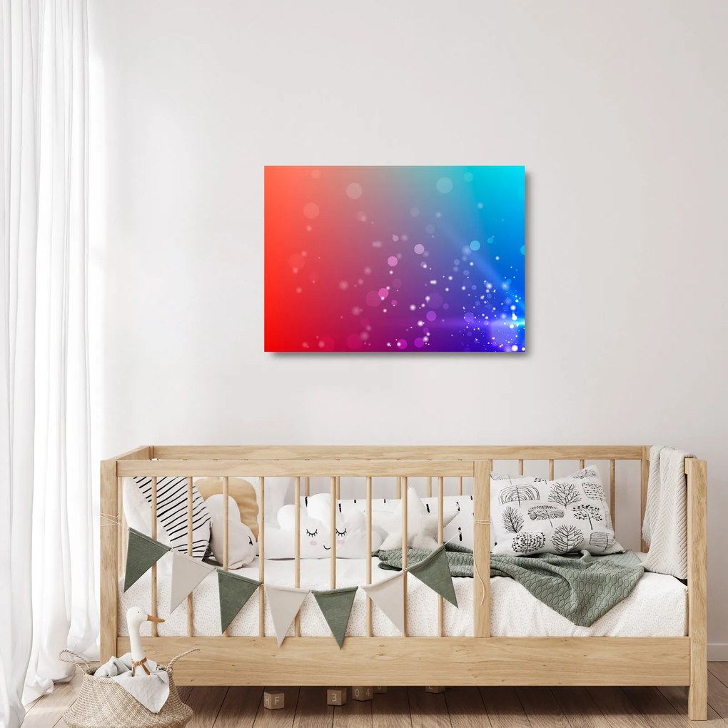 Moderný abstraktný sklenený obraz (70x50 cm)