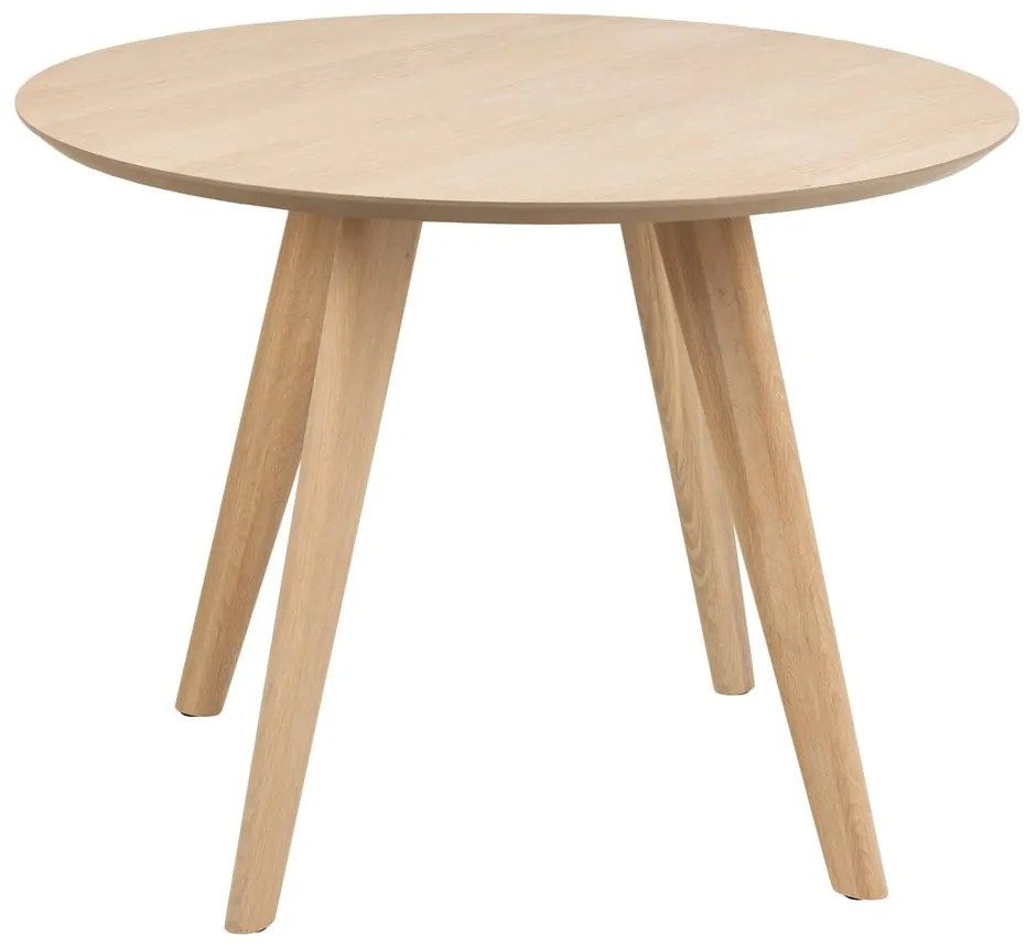 Okrúhly jedálenský stôl s doskou v dubovom dekore ø 100 cm Townsville – Actona