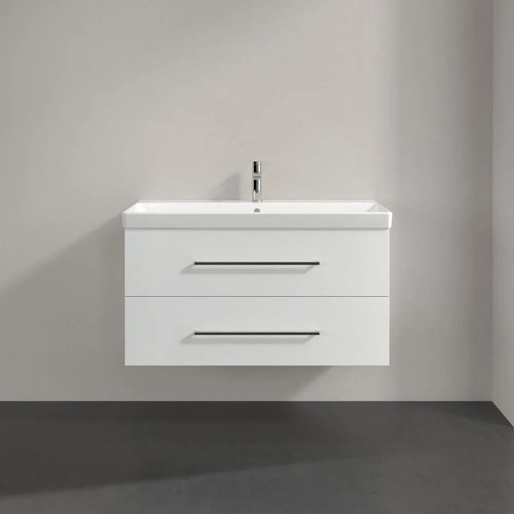 VILLEROY & BOCH Avento závesná skrinka pod umývadlo, 2 zásuvky, 980 x 452 x 514 mm, Crystal White, A89200B4