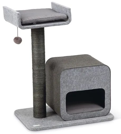 Karlie Škrabadlo pre mačky, sivé (Flavie, 60 x 40 x 77 cm)  (100335725)