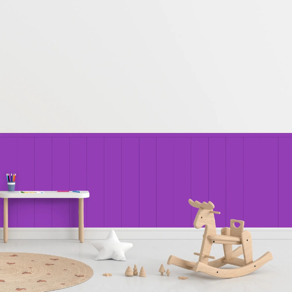 60x100cm Obdĺžnik - Fialová farba - textilná nálepka na stenu Farba: Tmavá, Veľkosť: 80 cm