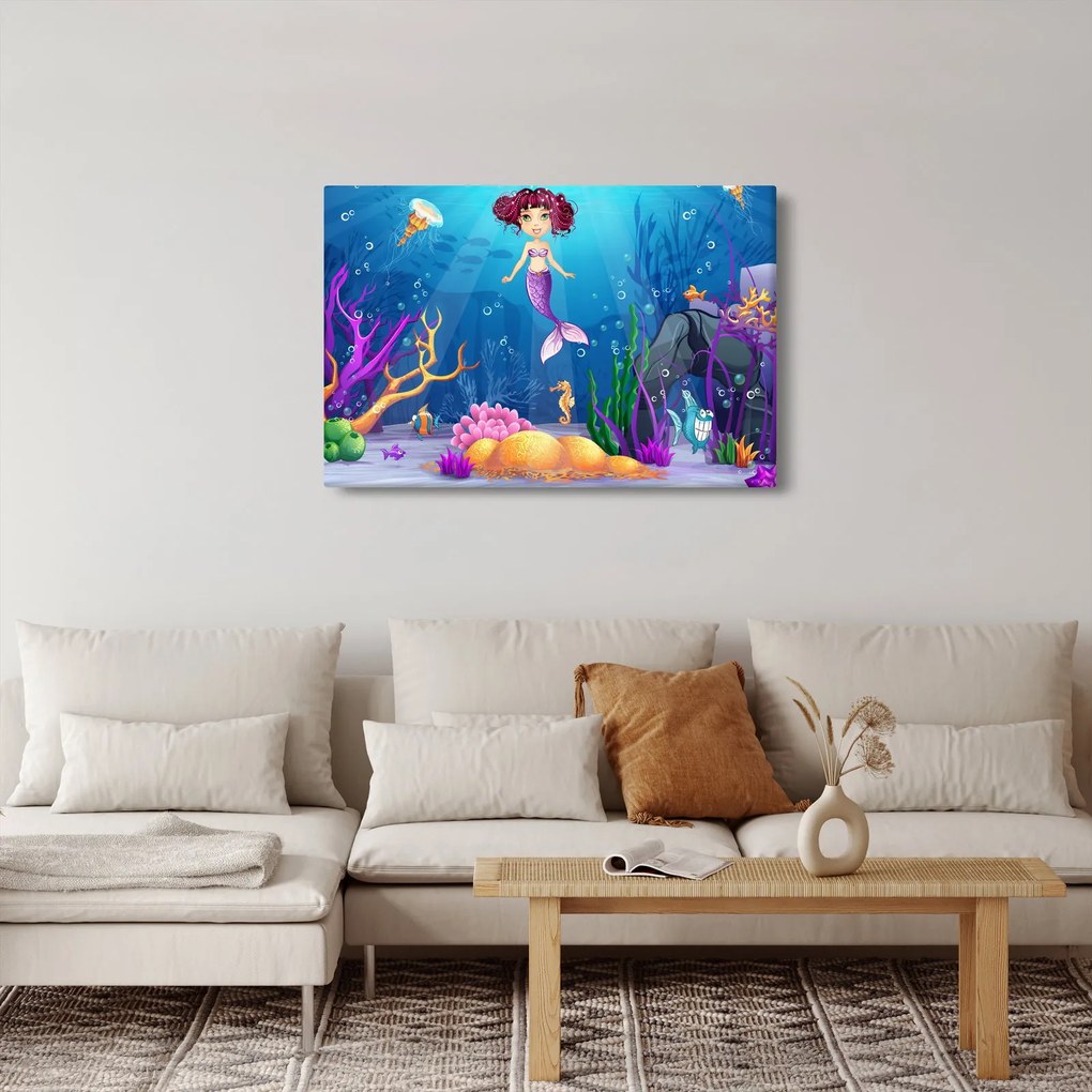 Obraz - Vodná víla (90x60 cm)