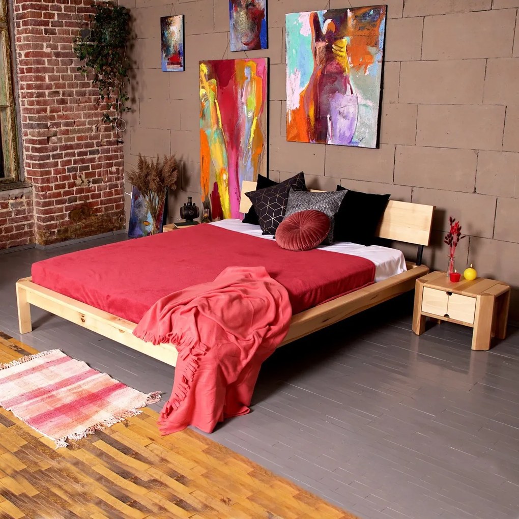 Nočný stolík LOFT 01 z masívu