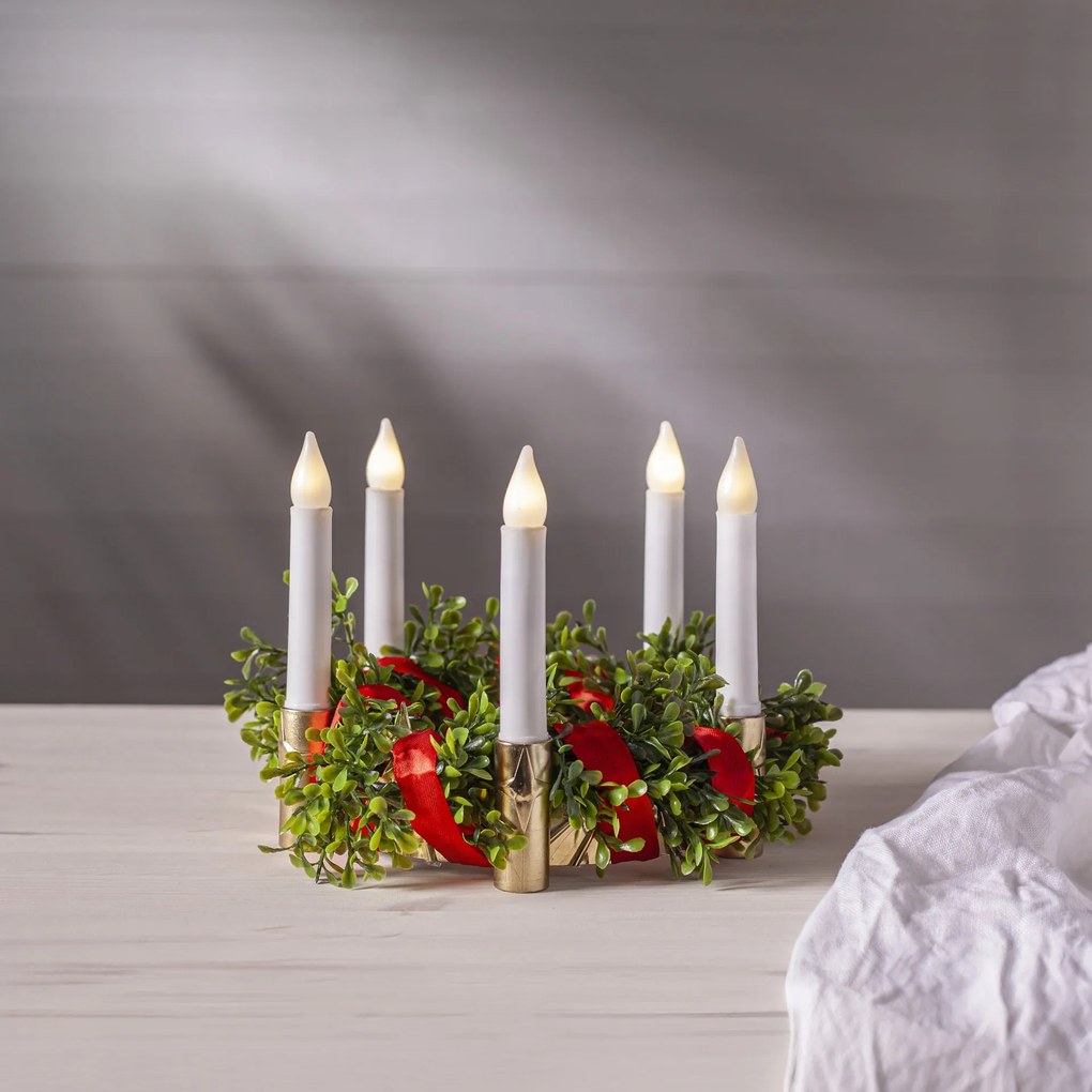 STAR TRADING Dekoratívna girlanda so stuhou Lingon 70 cm