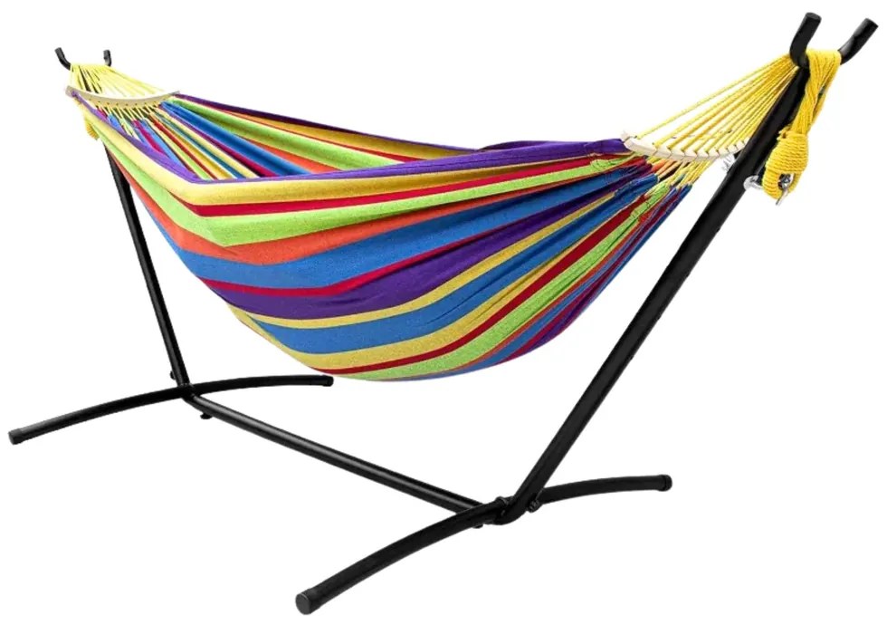 LEAN Hojdacia sieť so stojanom 200x120cm - Farebná