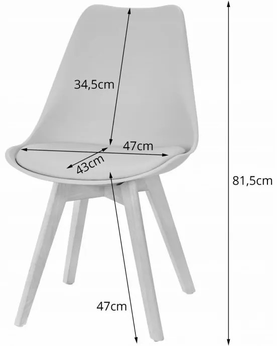 Jedálenská zostava TODI 80cm okrúhly stolový set čierny+ 4 stoličky MARK čierne