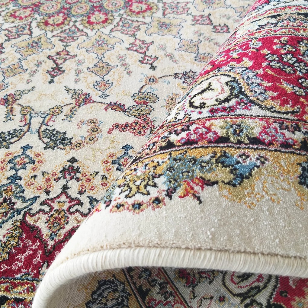 DY Prémiový koberec s exkluzívnym vzorom Pers 02 - červená Rozmer: 150x230 cm