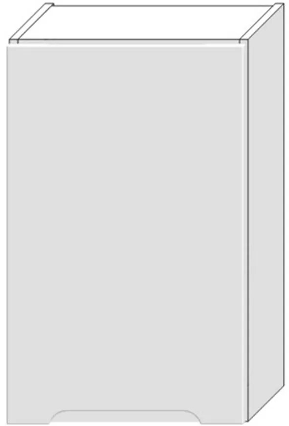 Skrinka do kuchyne Zoya W45 Pl Biely hrášok / Biely