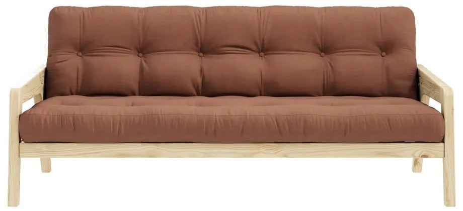 Variabilná pohovka Karup Design Grab Natural Clear/Clay Brown