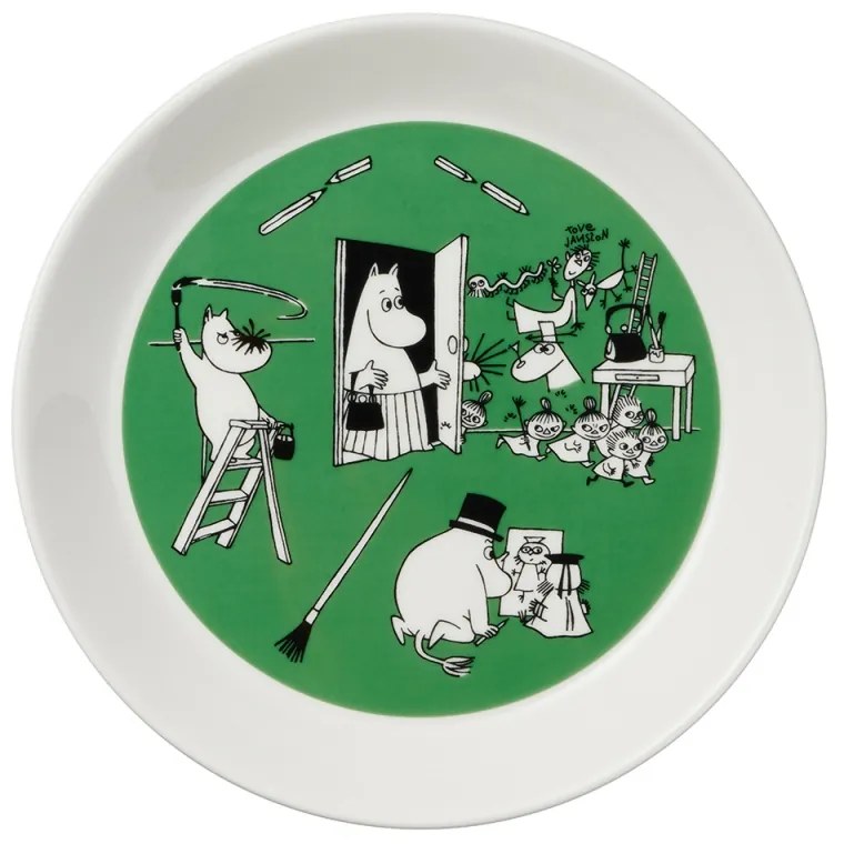 Set tanierov Moomin Drawing & Christmas 19cm, 2ks