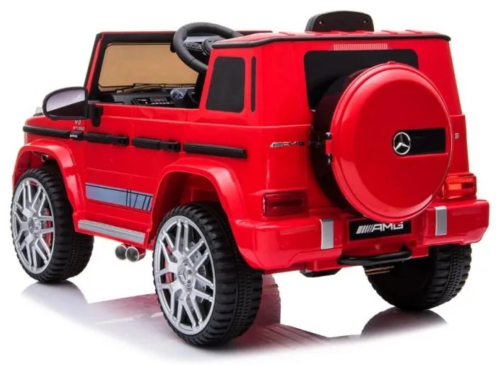 Elektrické autíčko Mercedes G63 AMG červené