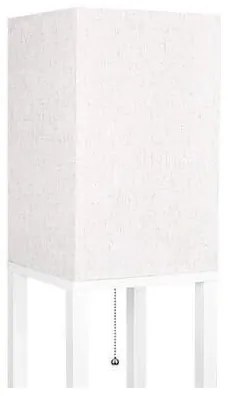 Stojacia lampa s poličkami 1xE27/60W/230V biela