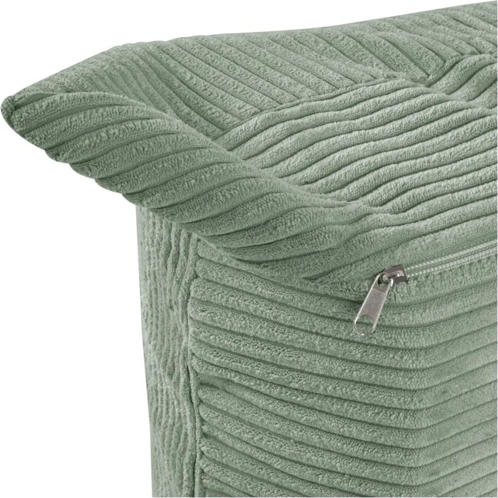 Detské ergonomické kreslo MOONI – zelená, prémiový manšester