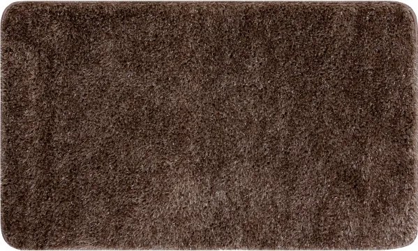 Kúpeľňový koberček SYNERGY glamour / lurex, hnedý
