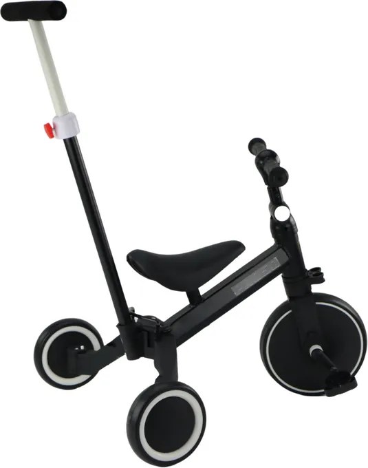 LEAN Trike Trojkolka PRO50 s vodiacou rukoväťou čierna