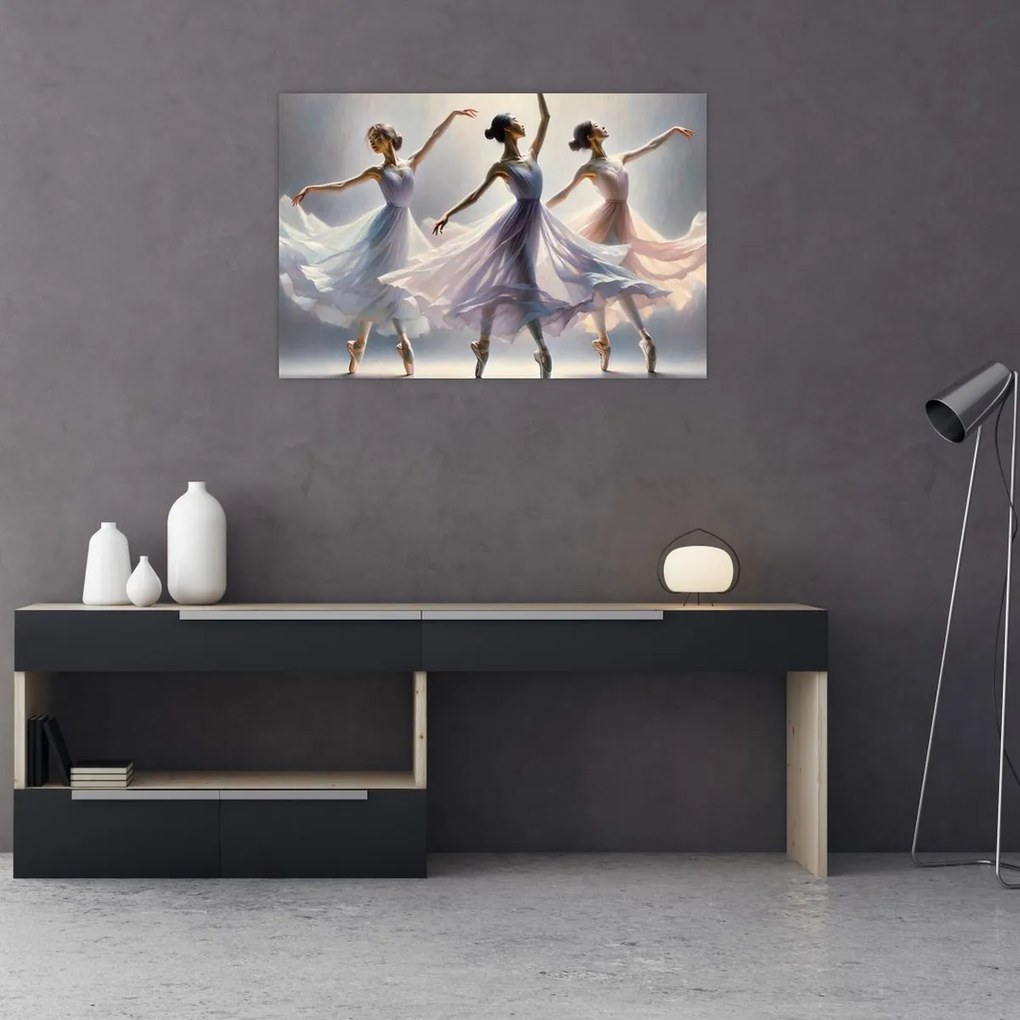 Obraz - Tri baletky (90x60 cm)