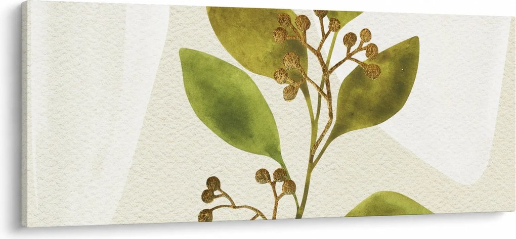 Obraz - Akvarelová vetvička N⁰1 (120x50 cm)