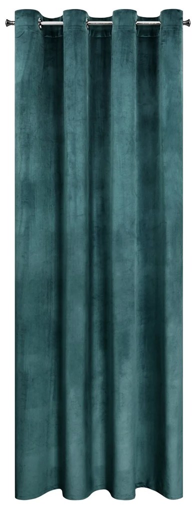 ZATEMŇOVACÍ ZÁVES NA KRÚŽKOCH MELANIE 140X250 CM TMAVOMODRÁ