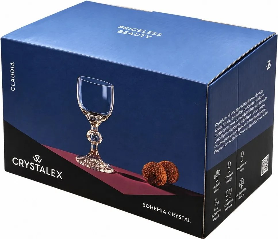 Crystalex poháre na likér Claudia 50 ml 6 ks