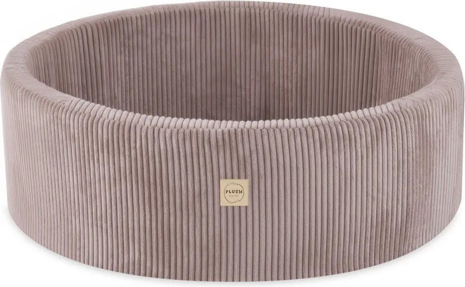 Suchý bazén pre deti menčestrový 90 x 30 + 200 loptičiek - pre dievčatko - béžová