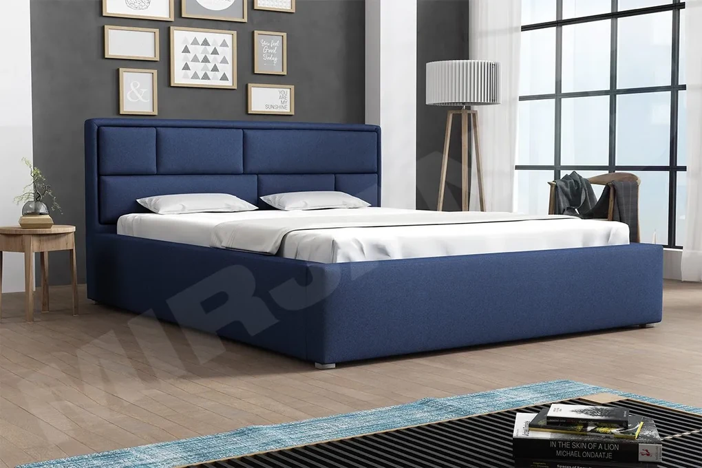 Čalúnenná posteľ s roštom Nido, Rozmer postele: 160x200, Dostupné poťahy: Victoria 14 866