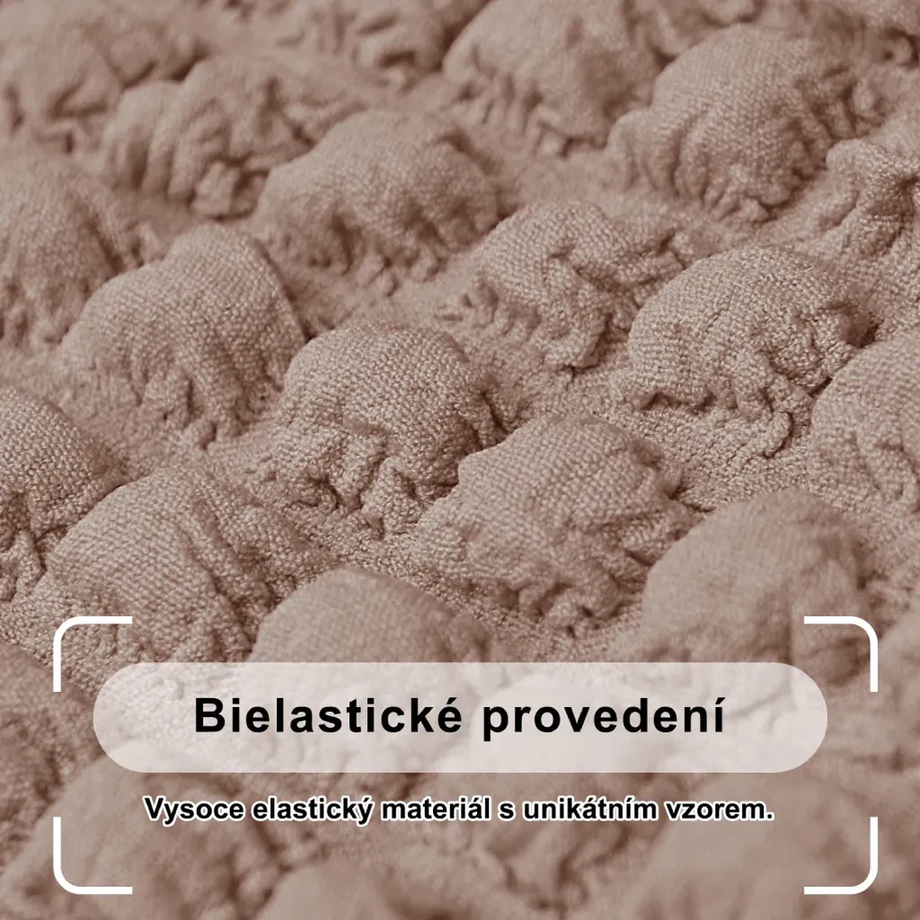 Látkový poťah na dvojmiestnu pohovku BestBerg / broskyňa