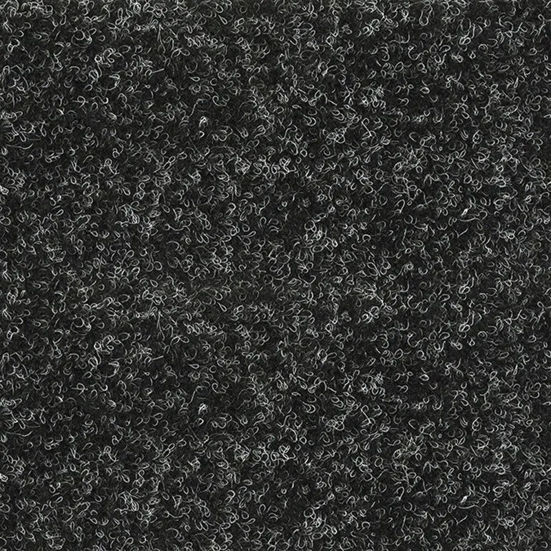 AKCIA: 150x650 cm Koberec metráž Santana 50 čierna s podkladom gél, šíře, čierna, guma (gél - protišmykový), chodba / predsieň