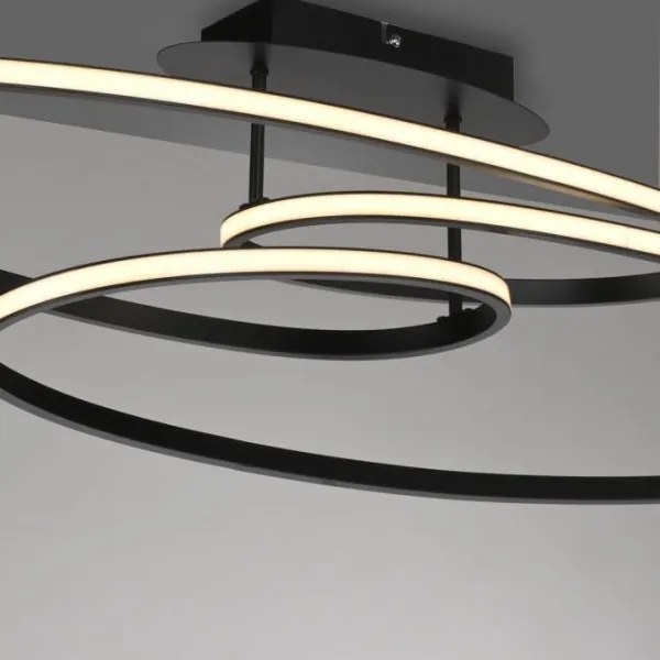 JUST LIGHT. 15321-18 - LED Stropné svietidlo LUMACA LED/33W/230V čierna