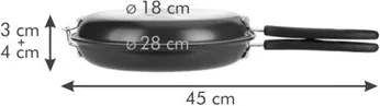 TESCOMA obojstranná panvica PRESTO ø 26 cm