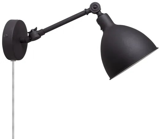 ByRydens 4300120-4007 - Nástenná lampa BAZAR MINI 1xE27/5W/230V čierna