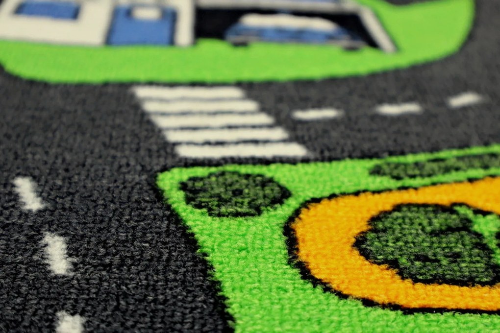 Vopi, Detský kusový koberec City life štvorec, 250x250, viacfarebná, detská izba